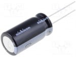 Кондензатор UVR1C331MPD Кондензатор: електролитен; THT; 330uF; 16VDC; O8x11,5mm; ±20%